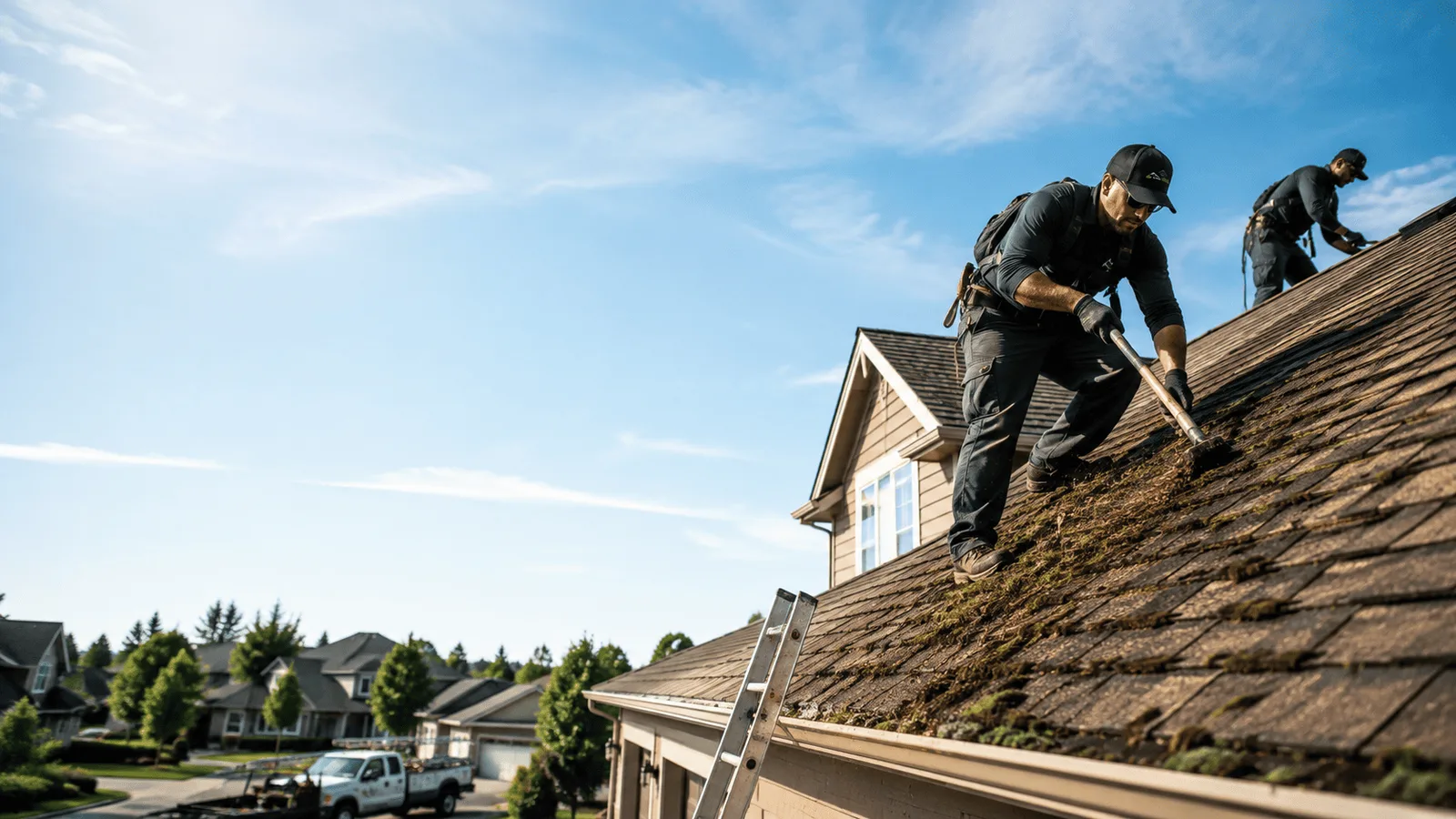 Roof Moss Removal in Lawrence, KS near me